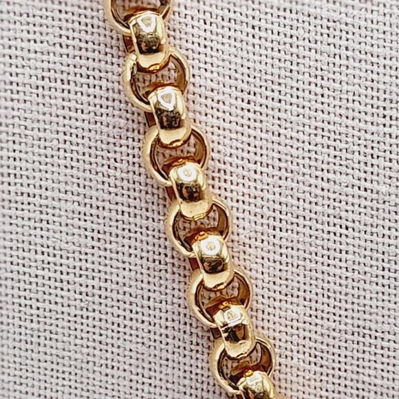 Vintage Monet Gold Plated 24” Link Chain Necklace w/ Lobster Clasp - Picture 6 of 10